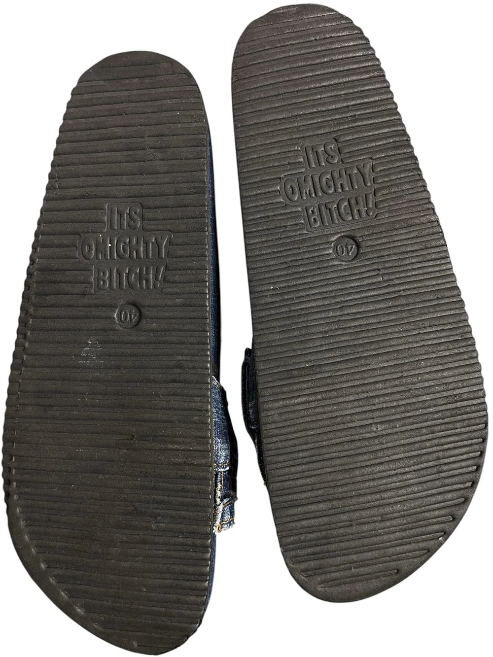 OMIGHTY x Levi's Re-Worked Denim Slides Sandal Size EU 40 - Picture 15 of 16